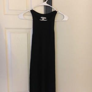 Black maxi dress